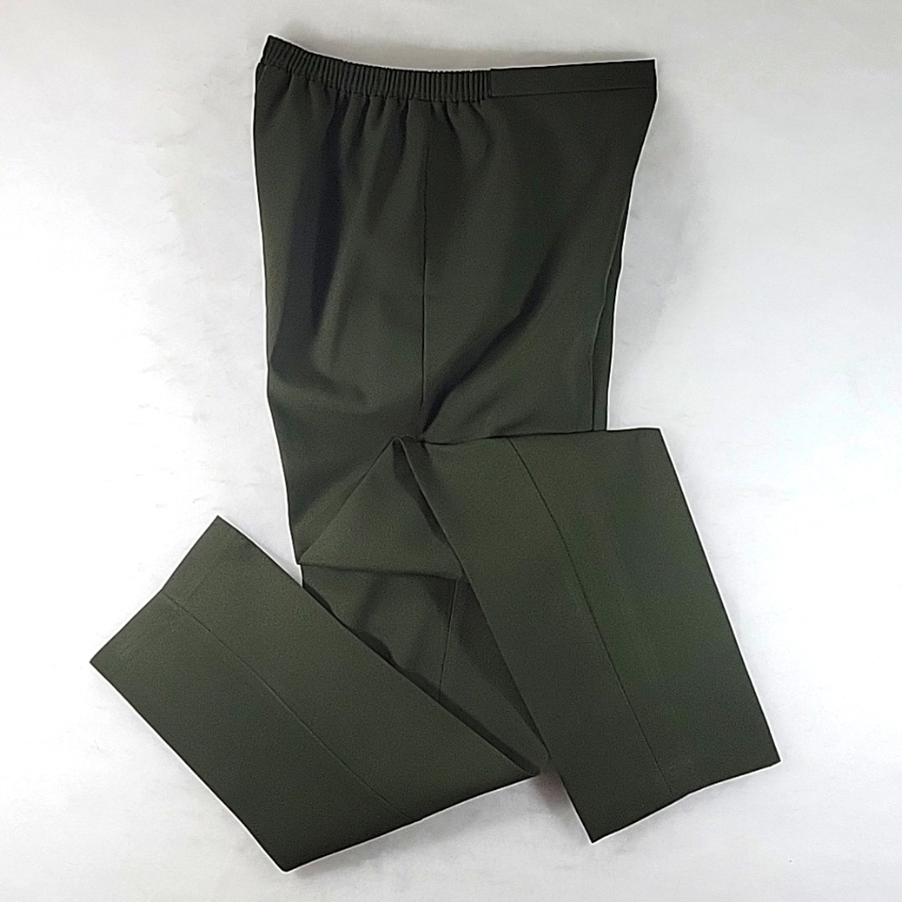 MONTEREY CANYON Slip On Elastic Waist Polyester Pants Size 8